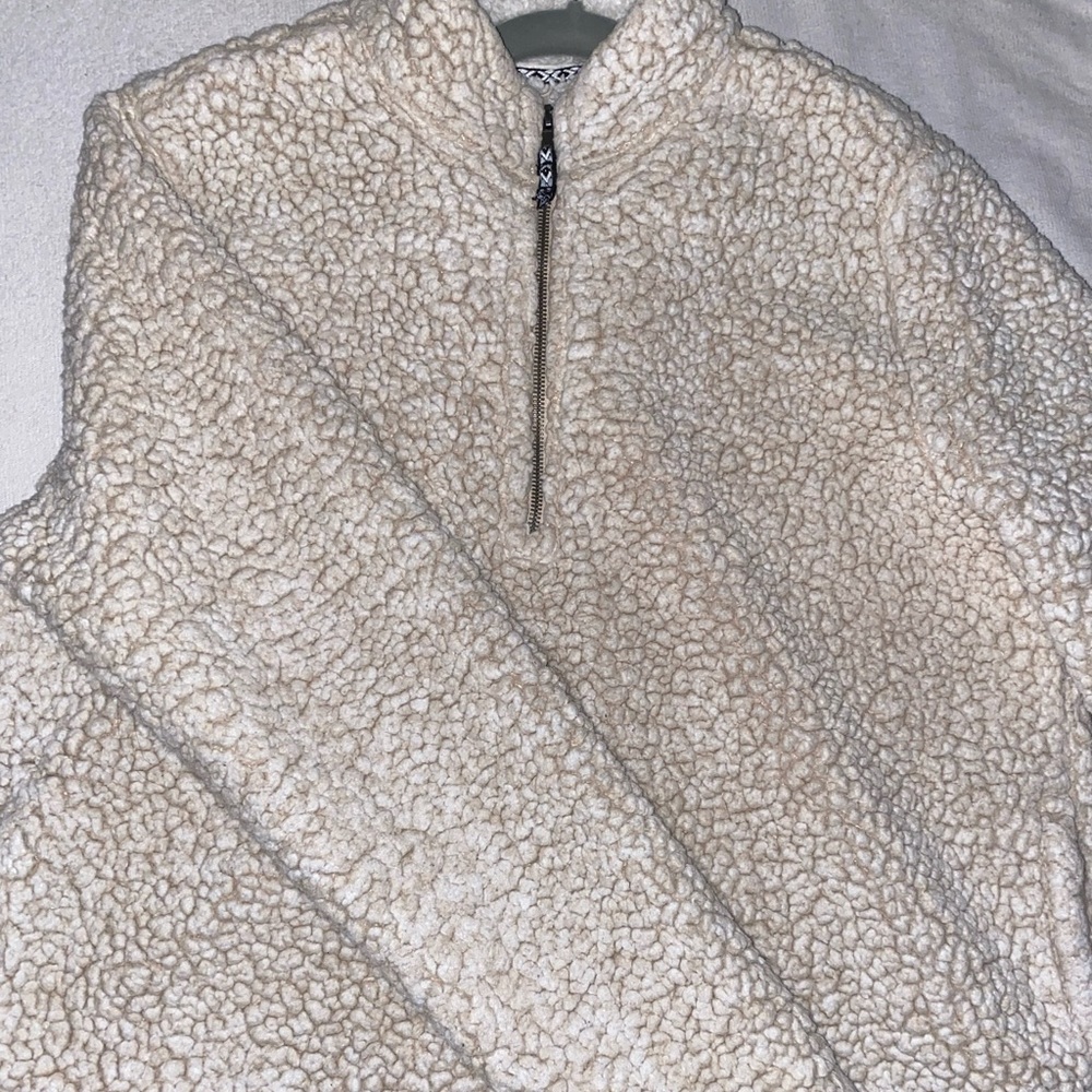 Sherpa/Teddy Quarter Zip Up